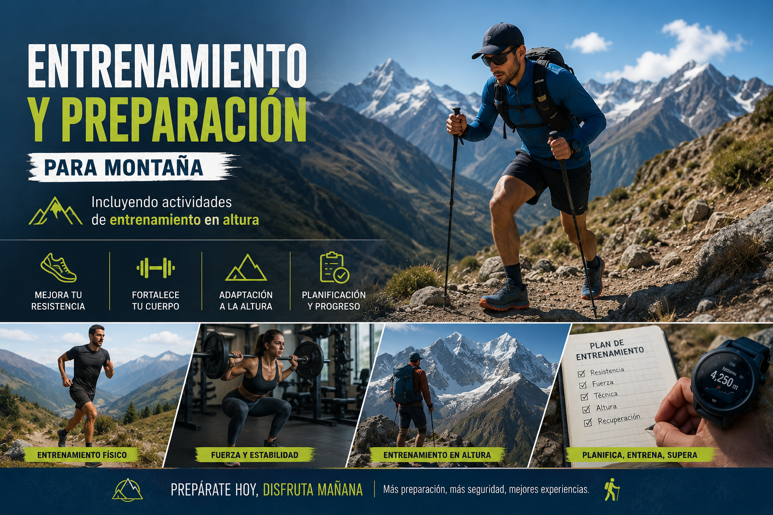 Entrenamiento y preparación para montaña