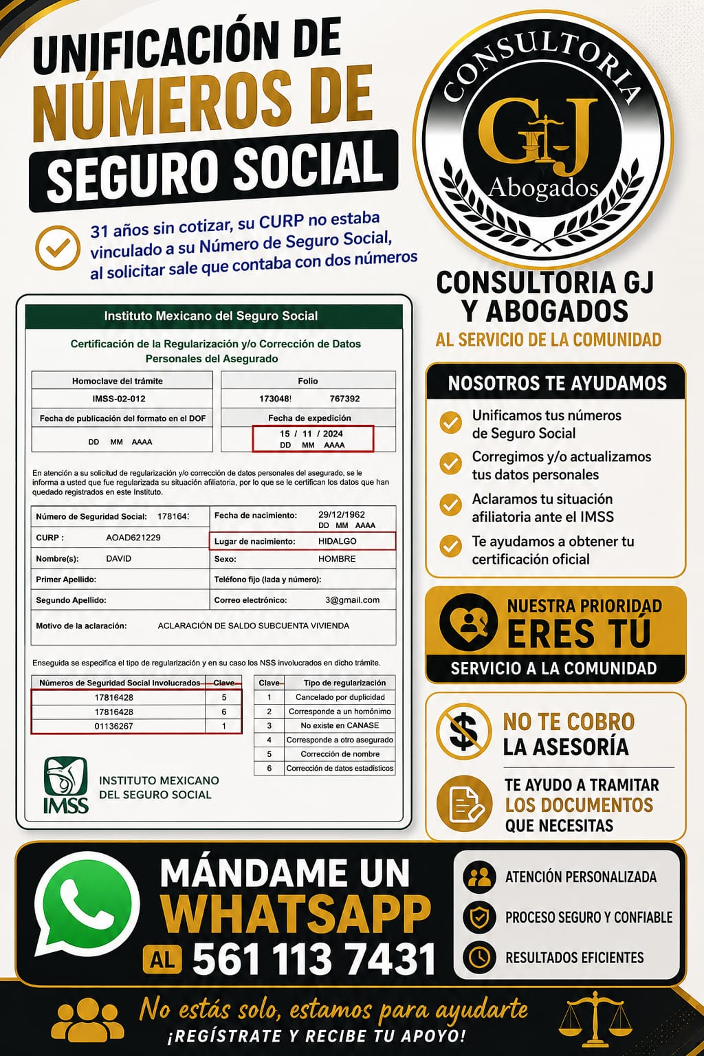 ¿Tienes dos o más números de Seguro Social? Te ayudamos a unificarlos