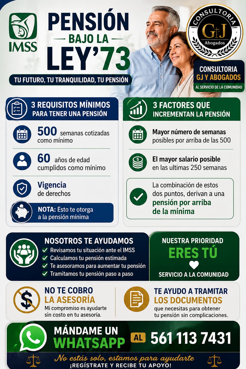 Pensión IMSS bajo la Ley 73: conoce los requisitos y mejora tu retiro