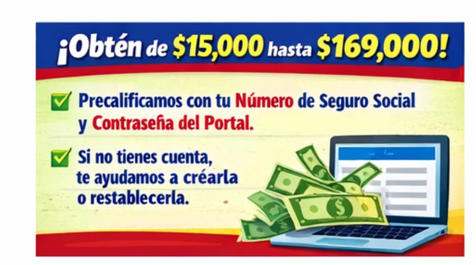 Precalifica y conoce cuánto podrías obtener
