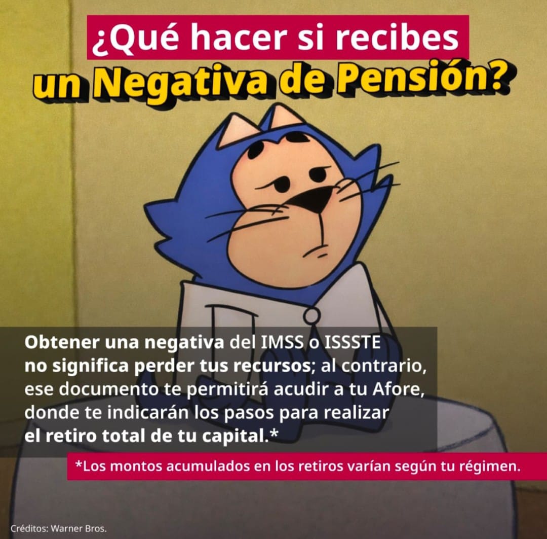 ¿Qué hacer si recibes una negativa de pensión?