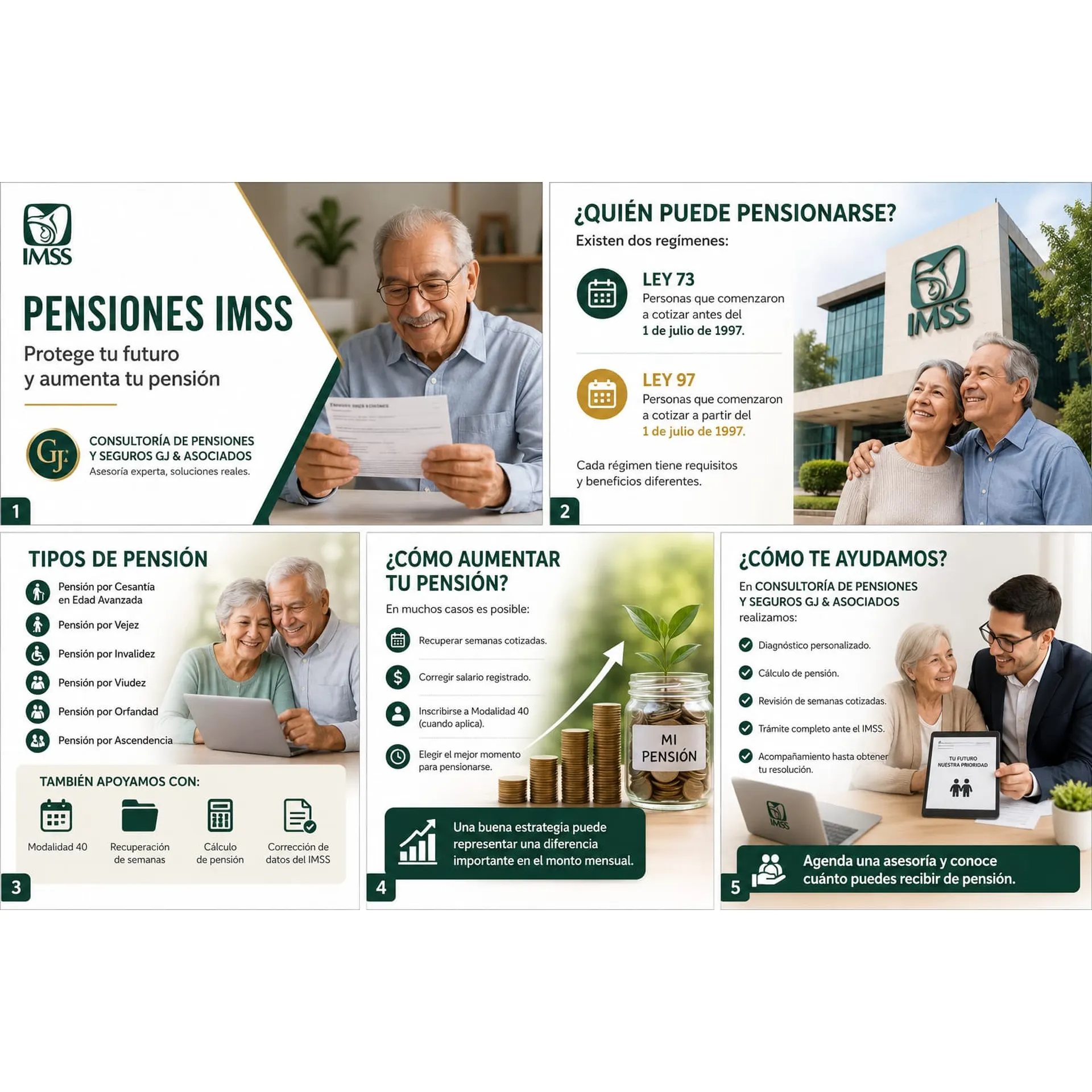Pensiones IMSS: conoce tu régimen y prepárate para tu retiro