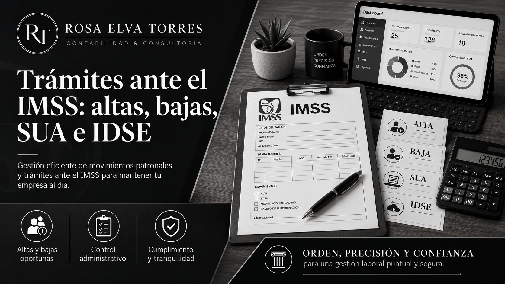 Trámites ante el IMSS: altas, bajas, SUA e IDSE